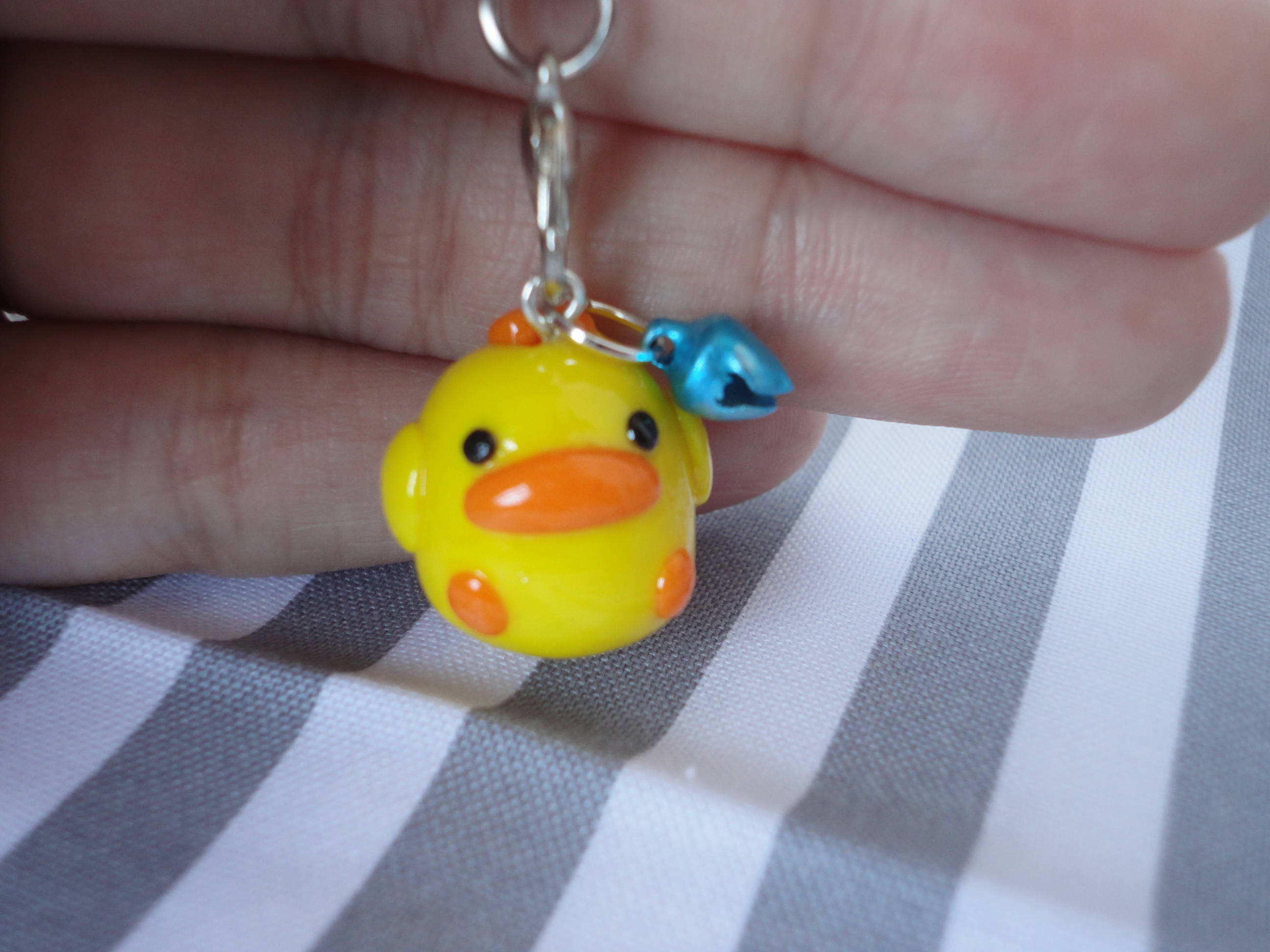 Cute Bright Baby Chick Polymer Clay Charm Accessory