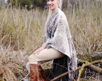 Women wool poncho, Women wool cape, Women wool wrap, Knitted poncho, Cotton poncho, Alpaca wool poncho, Women cotton poncho, Wool shawl