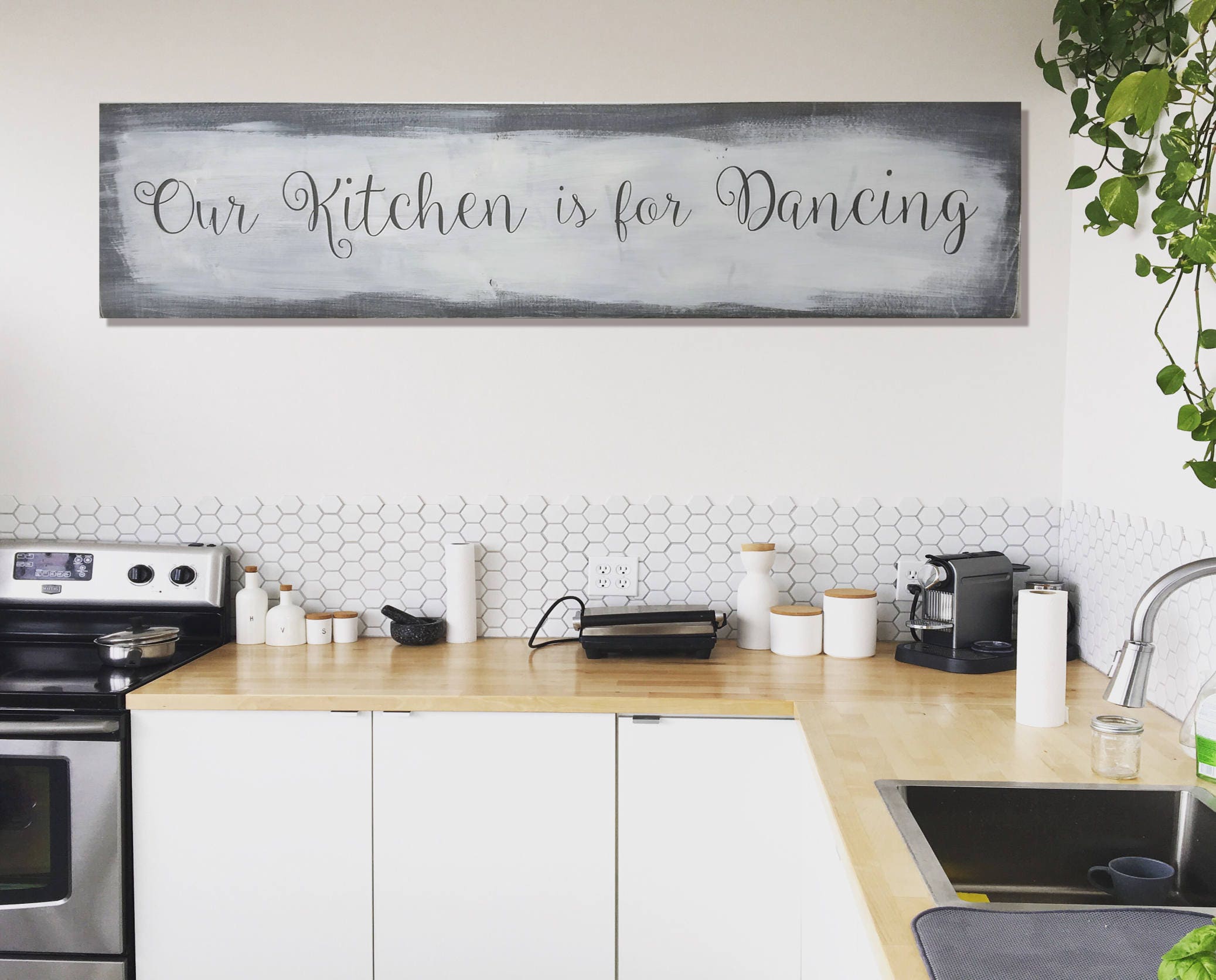 Large Kitchen Sign Kitchen is for Dancing Sign Kitchen