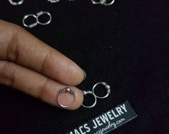 Thin nose ring,Delicate nose ring,Nose Hoop,tiny nose ring,Minimal nose ring,Silver nosering,Silver nose hoop,Thin Septum Ring,Real Septum