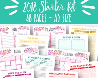 2018 Planner Inserts 2018 Weekly Planner Printable Daily