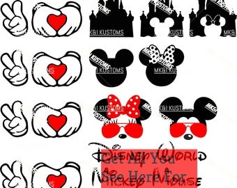 Disney Svg/ Mickey Mouse Svg/ Minnie Mouse Svg/ Mickey Svg/ Minnie Svg/ Disney Mickey Svg/ Disney Family/Disney Minnie Svg/Disney Castle Svg