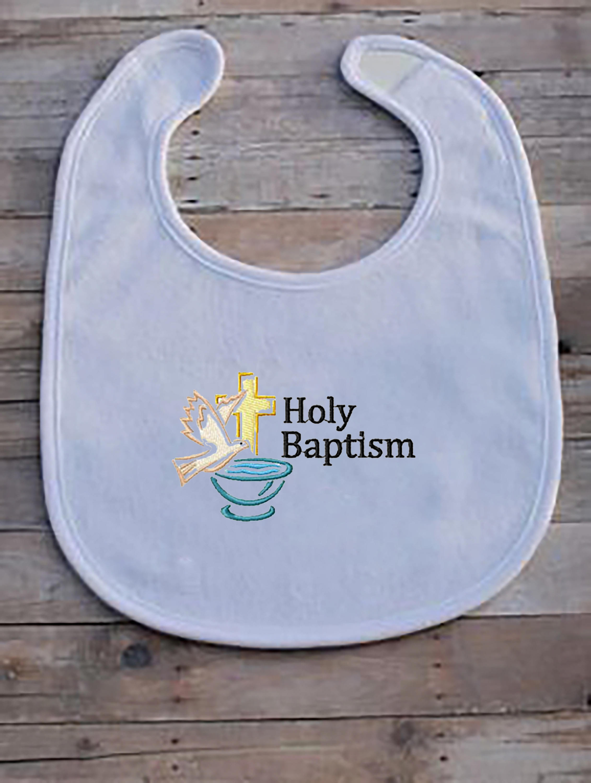 Holy Baptism Symbol Machine Embroidery Design 3 sizes for 4.50" x 3