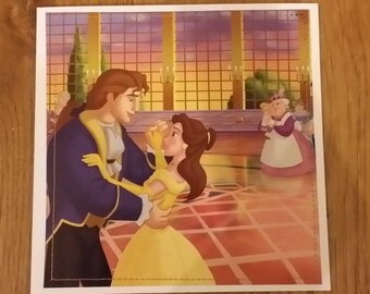 Printable Beauty and the Beast Thank You Card Printable