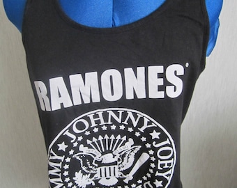 Ramones, Ladies Vintage Vest Top, Punk Rock, Size M