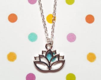 Lotus flower necklace, Lotus jewellery, Lotus necklace, Pendant necklace, Lotus flower, Lotus pendant, Lotus, Flower