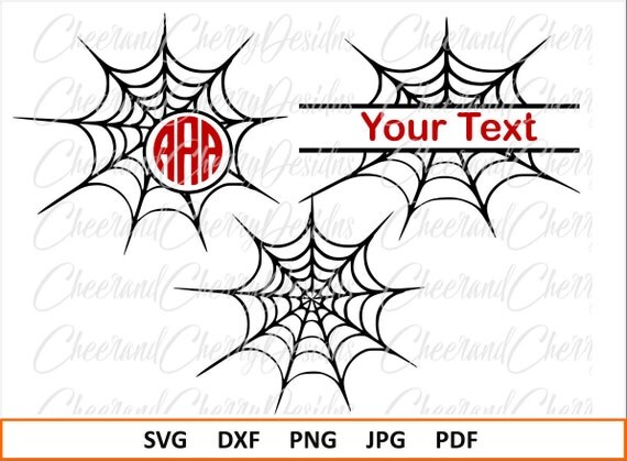 Download Halloween monogram Svg Halloween SVG Spider web SVG Spider web