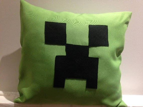 minecraft creeper green pillow buddy