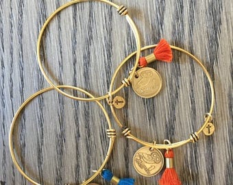 Greek Coin Bracelet, Greek drachma bracelet