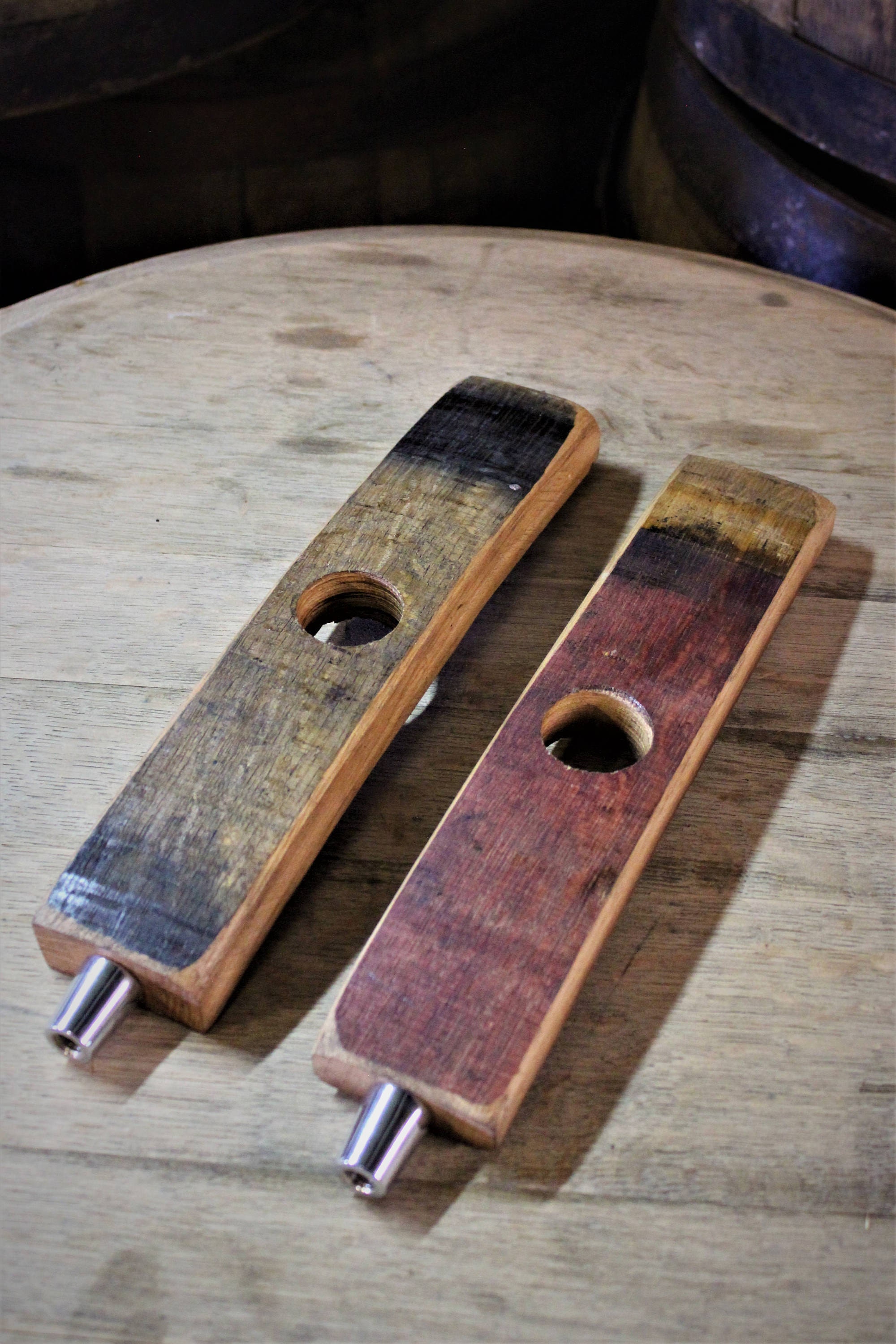 Whiskey OR Wine Barrel Stave Beer Tap Handle Made From