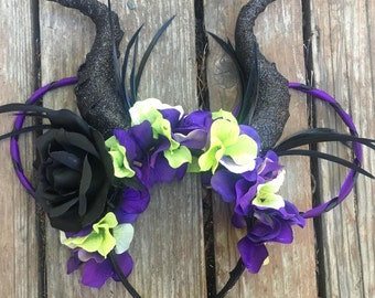 Maleficent Inspired Headband