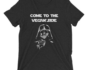 Vegan T Shirt, Vegan Gift, Come To The Vegan Side, Gift For Vegans, Vegan Activist