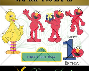 Download Elmo clipart | Etsy