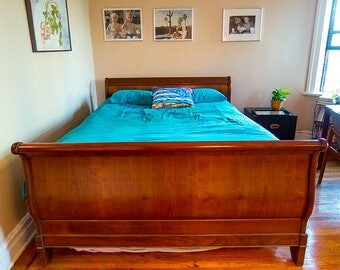 Grange Louis Philippe Sleigh Bed - Queen Size