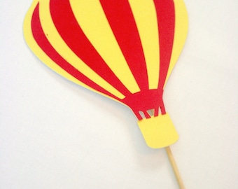 Hot Air Balloon Cake Topper/Balloon Cake Topper/Balloon Topper/Hot Air Birthday/Hot Air Balloon Top/Hot Air Balloon Cake/One Cake Topper