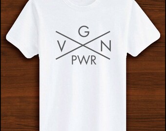 Vegan Power! | Vegan Clothing, Vegetarian Clothing, Veggie, Proud Vegetarian, Proud Vegan, Vegan Top, Animal Rights