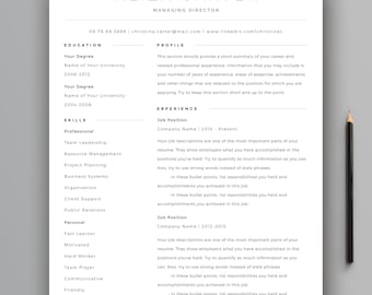 creative resume template minimalist resume resume design modern resume cv template - Minimalist Resume Template creative resume template minimalist resume resume design modern resume cv template - Minimalist Resume Template