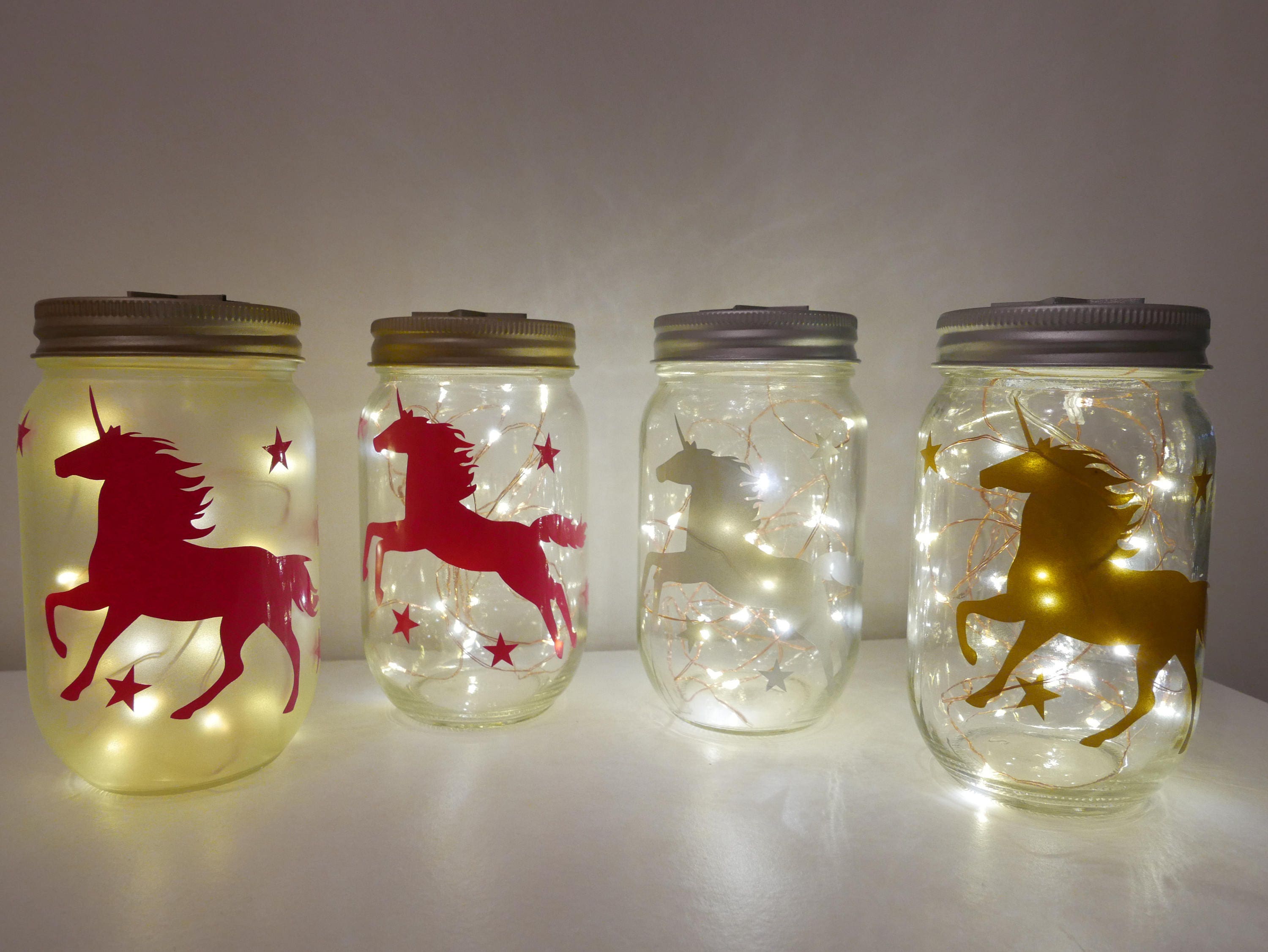 Unicorn Jar Light gift