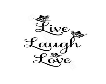 Live laugh love | Etsy