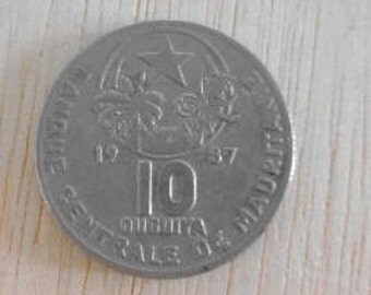 10 Ouguiya coin - 1987 - Islamic Republic of Mauritania