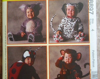 toddlers halloween costumes lady bug monkey dalmation dog and koala bear size 4 - Childrens Halloween Costume Patterns toddlers halloween costumes lady bug monkey dalmation dog and koala bear size 4 - Childrens Halloween Costume Patterns