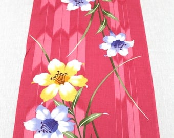 Japanese Vintage Yukata Cotton Fabric. Full Bolt Available (Ref: 1552)