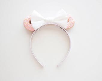 Pink Minnie Mouse Ears / Minnie Ears / Pink Minnie Ears / Minnie Mouse Ears / Donut Mouse Ears / Mickey Ears / Disney Ears / Disneyland