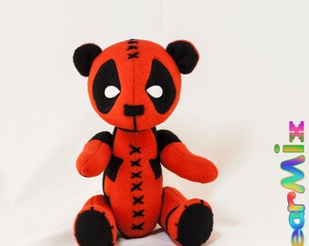 Deadpool bear Wade Wilson - marvel superhero movie comic plush toy X-Men Wade Winston Wilson