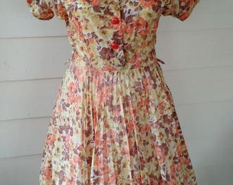 60's shirt dress