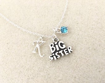 SALE! Big sister necklace personalized gift for big sister gift big sister birthday gift sister gifts birthday new big sister gift from baby