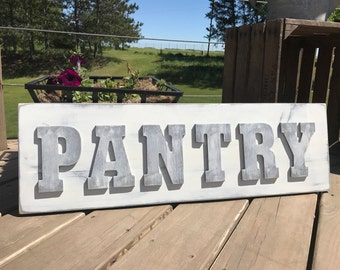 Pantry Sign Kitchen Sign Farmhouse Style Sign Wood Sign Rustic Sign Custom Sign Fixer Upper Style Sign Wall Art Wall Sign Rustic Home Decor