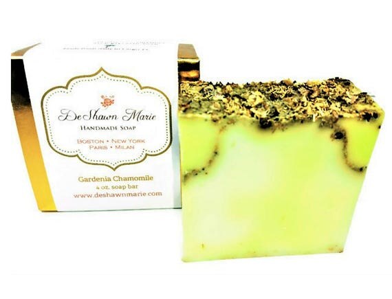 SALE SOAP- Gardenia Chamomile Soap - Gardenia Soap - Handmade Soap - Vegan Soap- Soap Gift, Mother's Day Gift, Birthday Gift, Floral Soap,