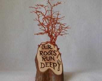 Wire Tree Sculpture,Tree of Life,Wire Art,Metal Tree,Wire Trees,Wire Sculpture,Metal Sculpture,Wood Burning,Cypress Trees,US Artist,