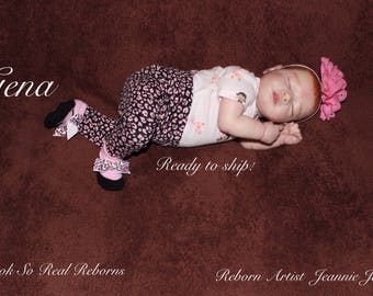 reborn baby , 20' Genia , 3D skin, ready to ship