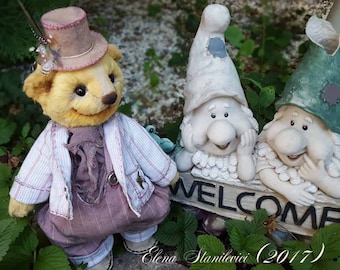 Artist teddy bear ARISHA by Elena Stanilevici OOAK