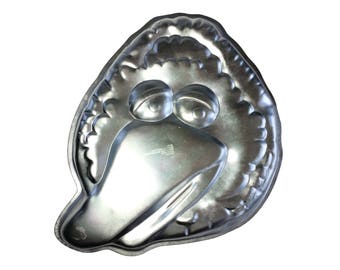 Sesame Street Big Bird Wilton Aluminum Cake Pan Mold 502 7407 Muppets 1977
