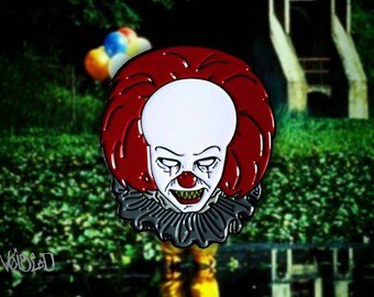 IT Pennywise "You'll Float Too" Enamel Lapel Pin By VOIDEaD