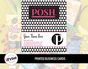 Perfectly Posh Business Card • Perfectly Posh Marketing Materials • Perfectly Posh Consultant Tools • PP-BC003
