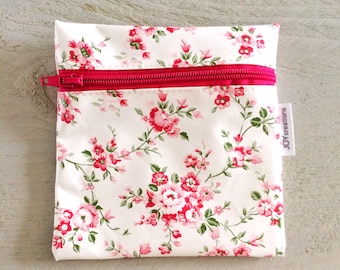Small wallet pink flouwer
