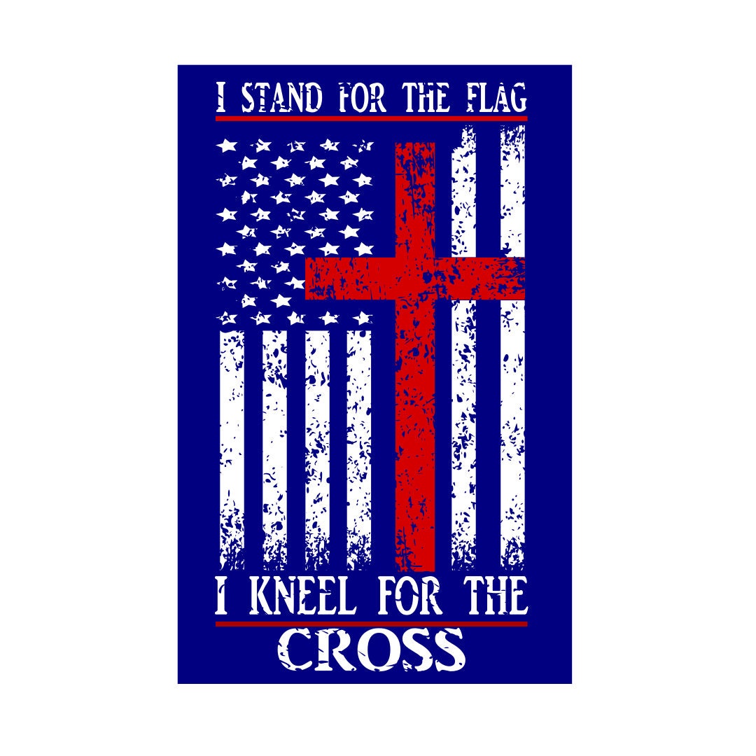 Download I stand for the flag I kneel for the cross Distressed SVG ...
