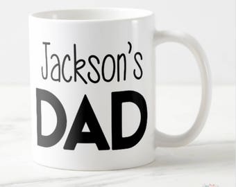 Personalized Gift for Dad, New Dad Gift, Dad Coffee Mug, Custom Dad Gift, Dad Gift from Kids, Fathers Day Gift, Funny Dad Gift, Gift for Dad