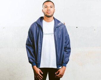 Vintage Mens Porsche Jacket . Vintage Windbreaker Oversized 90s Jacket Mens Track Jacket Zip Up Lightweight Jacket Spring Jacket size Large
