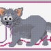 Le Chat Noir The Black Cat Cross Stitch Kit
