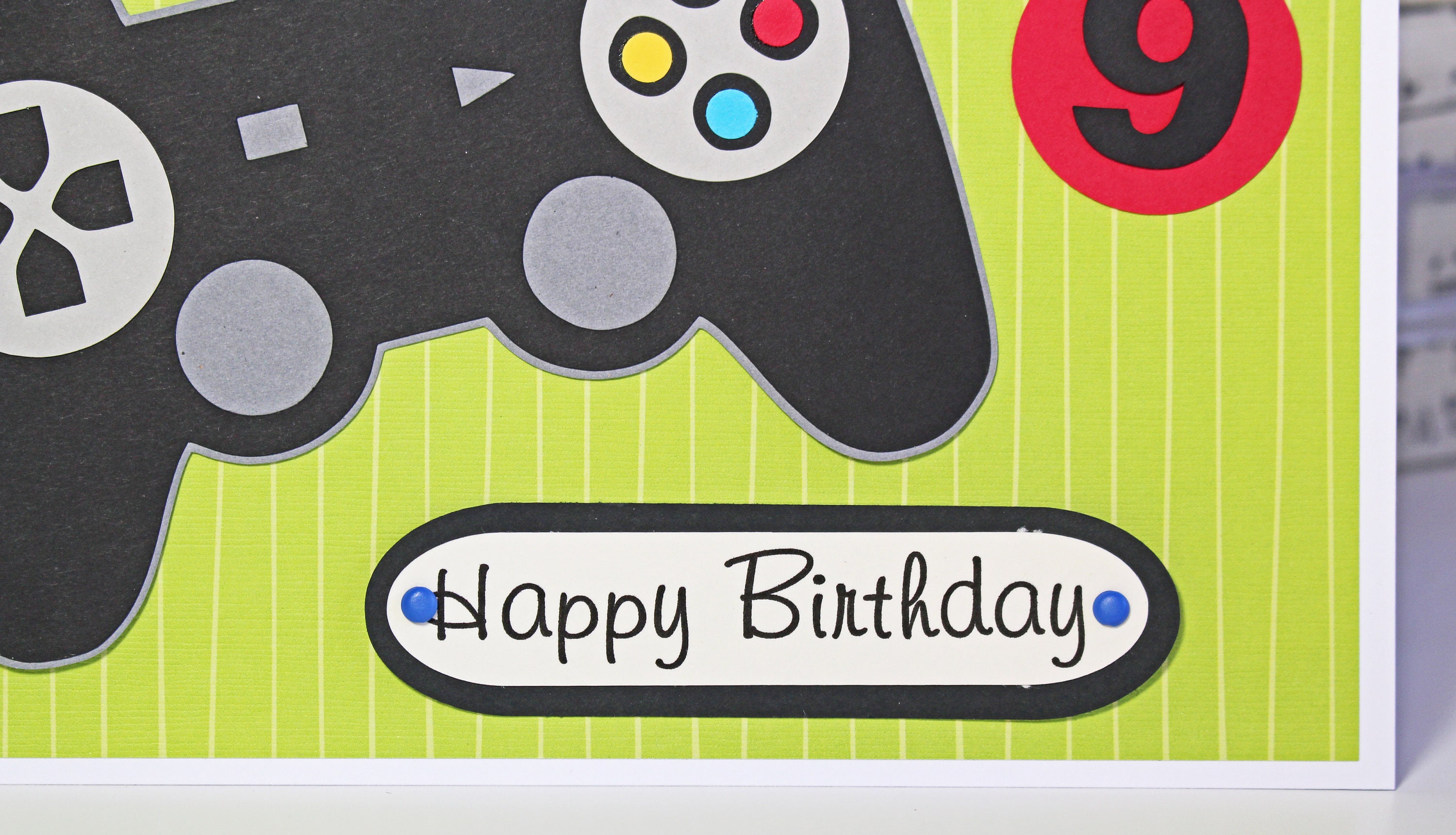 Video, Game, Controller, Birthday, Card, Handmade, Boy, Girl, Gender