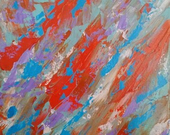 original abstract blue abstract red abstract bold colorful abstract modern abstract by RKMJCreations