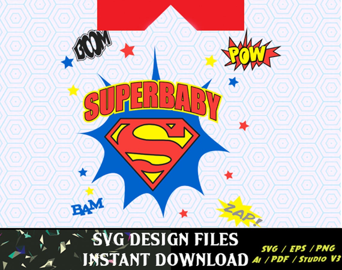 Download SuperBaby SVG Vinyl Cutting t-shirt design for T Shirts Cars