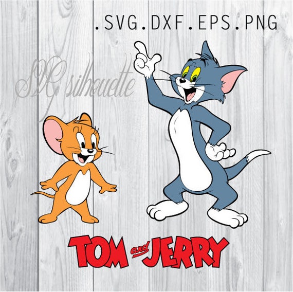 Tom and Jerry SVG Cutting file Disney Vinyl design heat