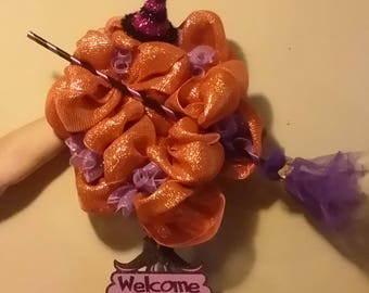 Halloween Witch welcome my pretties! Wreath