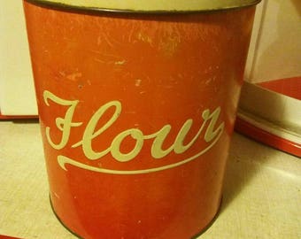 Vintage flour tin by Regency Ware.