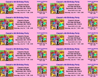 Suicide Squad Harley Quinn Set of 10 Birthday Ticket Invitations Personalized Birthday